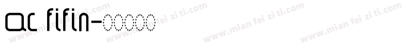 ac fifin字体转换